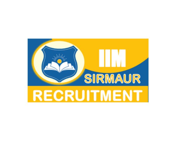 IIM Sirmaur Faculty Recruitment