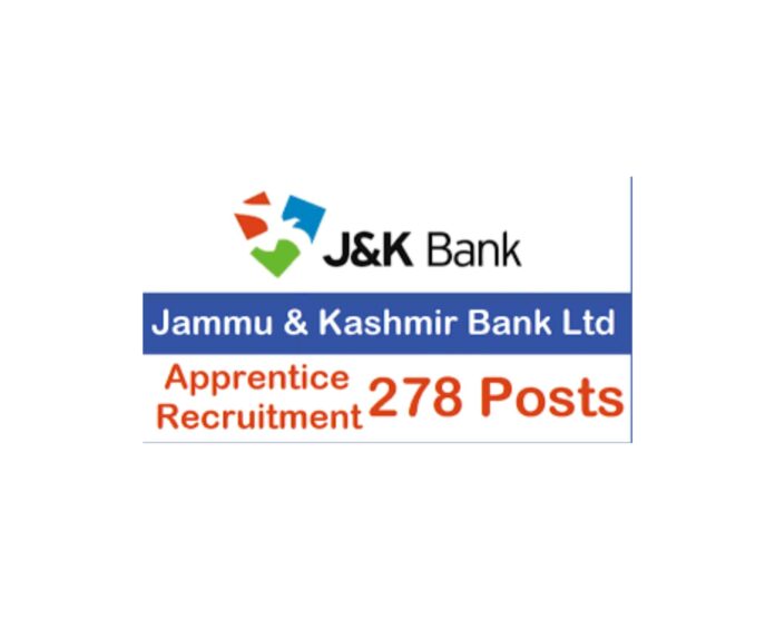 J&K Bank Apprentice Recruitment 2025