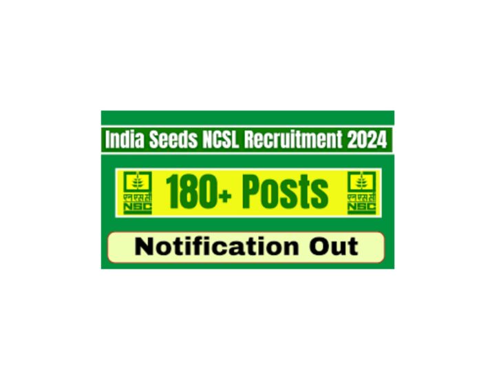 India Seeds NSCL Recruitment 2024-25