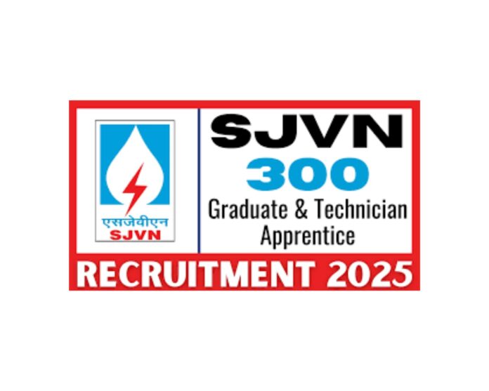 SJVN Limited Apprentice Recruitment 2025