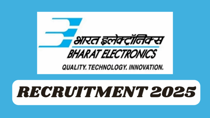 BHARAT ELECTRONICS LIMITED (BEL) Trainee Engineer Recruitment 2025
