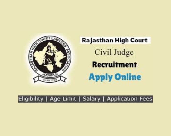 Rajasthan High Court Civil Judge Recruitment 2025