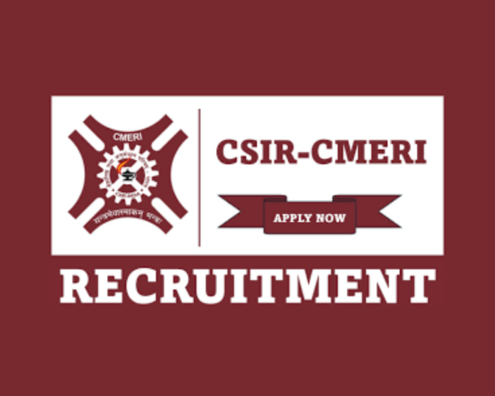 CMERI Recruitment 2025