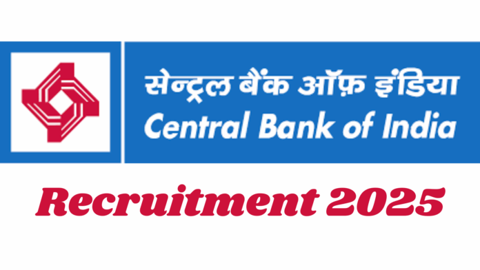 Central Bank of India Apprentice Recruitment 2025