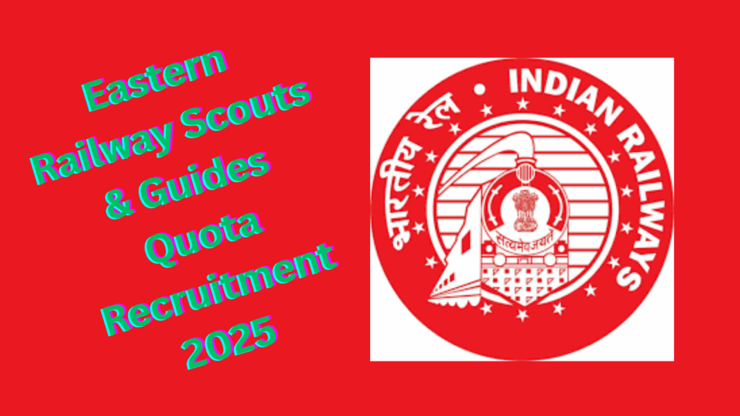 Eastern Railway Scouts & Guides Quota Recruitment 2025