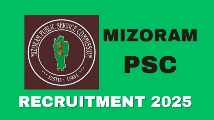 The Mizoram Public Service Commission (MPSC) organizes recruitment exams and interviews for various job vacancies across Mizoram state government departments and services.