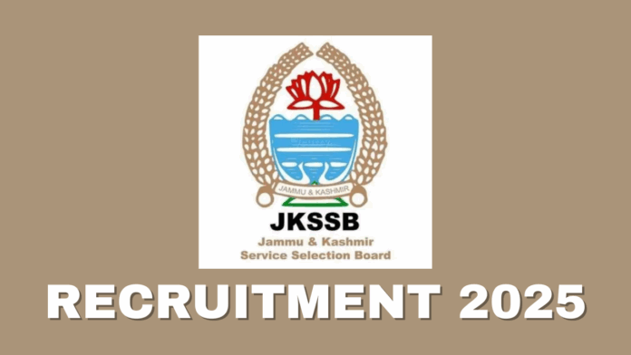 Jammu & Kashmir Services Selection Board (JKSSB) Junior Assistant & Junior Stenographer Recruitment 2025