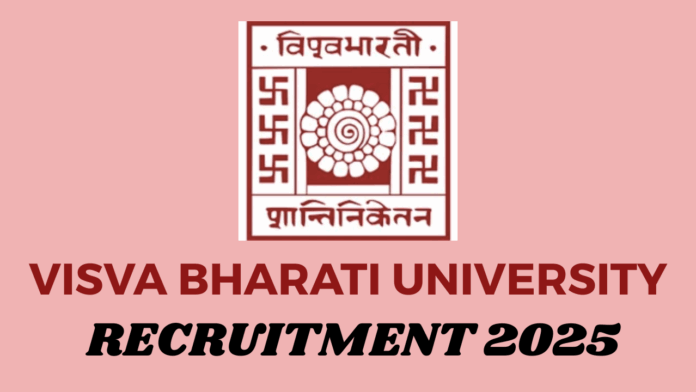 Visva Bharati University Recruitment 2025