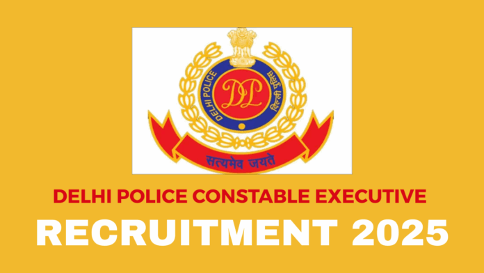 Staff Selection Commission (SSC) Delhi Police Constable Executive Recruitment 2025