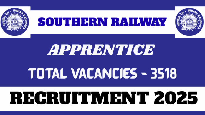 Southern Railway Apprentice Recruitment 2025