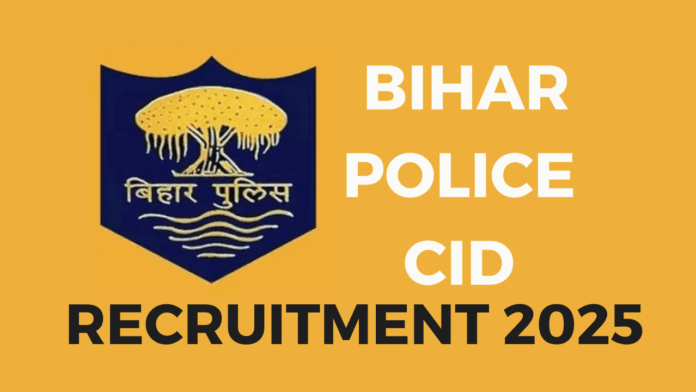 The Bihar Police Criminal Investigation Department (CID) has announced a recruitment notification for the positions of Senior Scientific Assistant and Assistant Director to fill 189 vacancies.