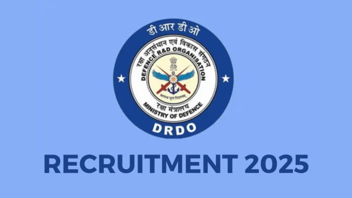 Defence Research and Development Organization (DRDO) DIBT Research Recruitment 2025