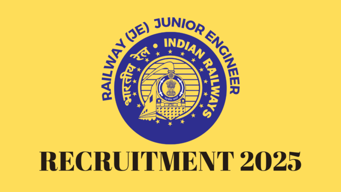 Railway JE (Junior Engineer) Recruitment 2025