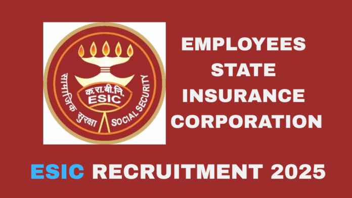 Employees' State Insurance Corporation (ESIC) Clerk MTS Steno Recruitment 2025-26