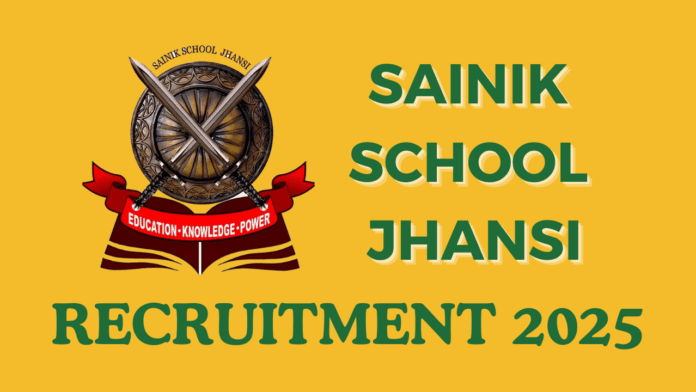 The application process for Sainik School Jhansi Recruitment 2025 is conducted offline, with the required format available on the school's website.