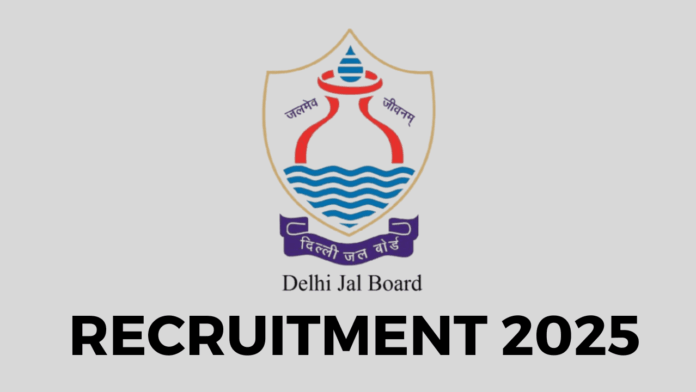 Delhi Jal Board Consultant Recruitment 2025-26 for Retired Government Officials.