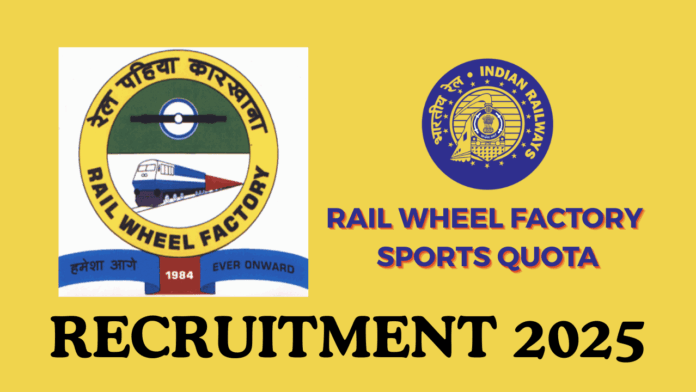 Applications for the RWF Sports Quota Recruitment 2025 must be submitted offline via post in the specified format.