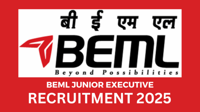 The registration for BEML Junior Executive 2025 will conclude on 12th November 2025, with Walk-in Interviews scheduled for 15th and 16th November 2025.