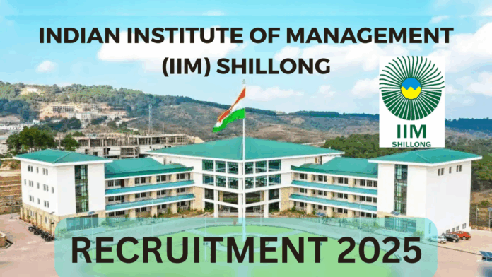 The online application form for the IIM Shillong Administrative Positions Vacancy 2025 will be accessible from 28th October 2025 until 5th December 2025.