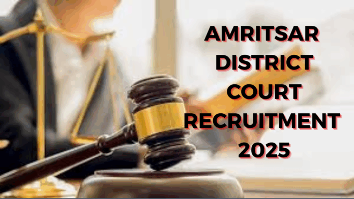 District Court Amritsar Clerk Recruitment 2025