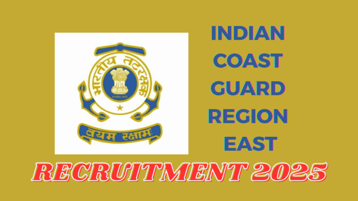 The offline application process for the Indian Coast Guard Region East Recruitment 2025 will commence on 25th October 2025 and will conclude on 8th December 2025.