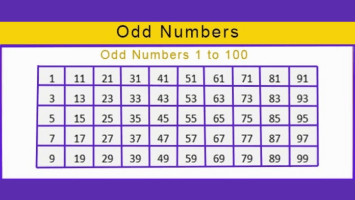 When you divide an odd number by 2, you always get a remainder of 1