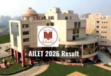 All India Law Entrance Test 2026: Result Declared, Download Directly Here The AILET examination took place on December 14 for admission into the B.A.LL.B.(Hons.) and LL.M. Programmes.
