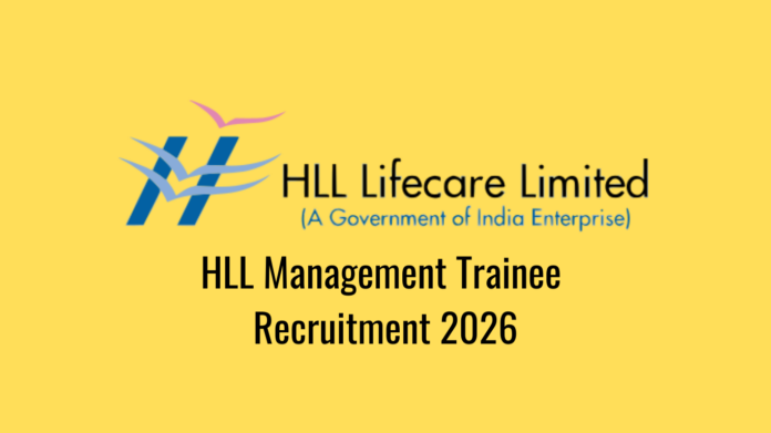 HLL Management Trainee Recruitment 2026