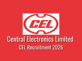 Central Electronics Limited (CEL) Recruitment 2026