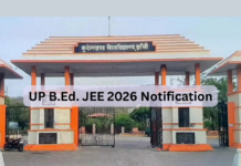 UP BEd JEE 2026 Notification Released, Registration Starts On February 10, See Details Uttar Pradesh B.Ed. Joint Entrance Examination (UP B.Ed. JEE) 2026