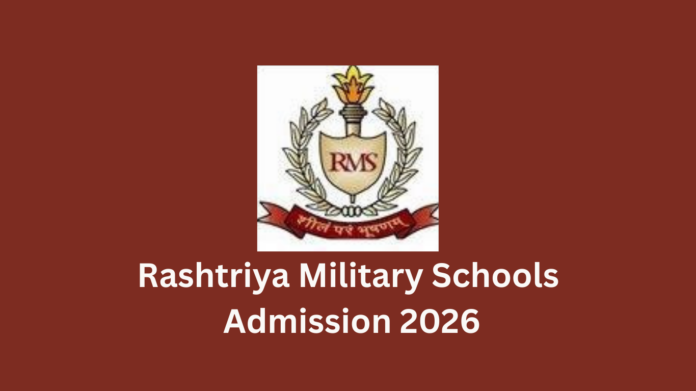 Rashtriya Military Schools Admission 2026