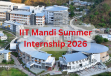 IIT Mandi Summer Internship 2026: Applications Now Available for Undergraduate and Postgraduate Students with Stipend IIT Mandi Summer Internship 2026